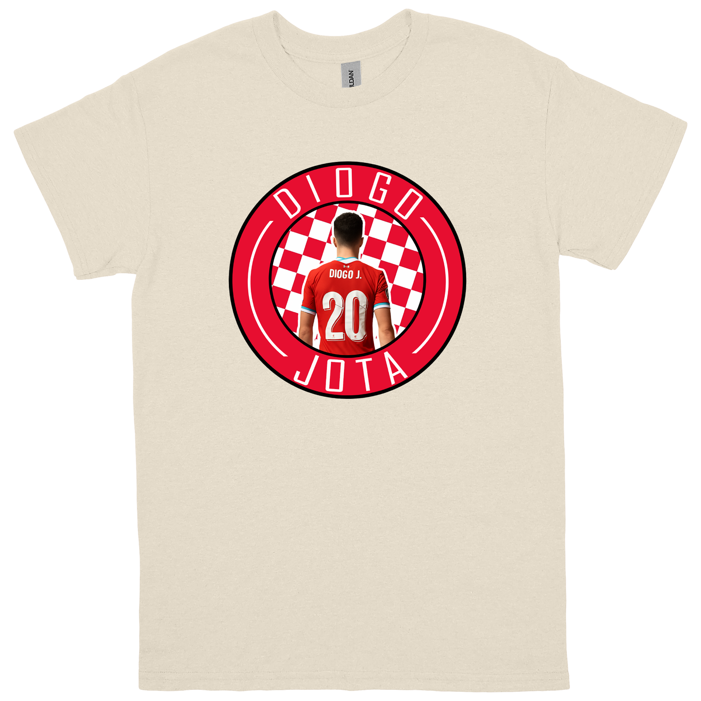 Diogo Jota Tribute Natural T-Shirt