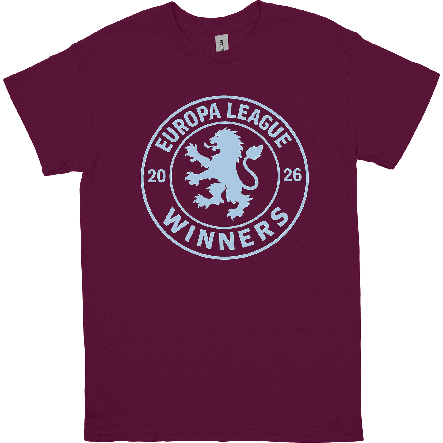 Villa Europa Champions - Maroon T-Shirt