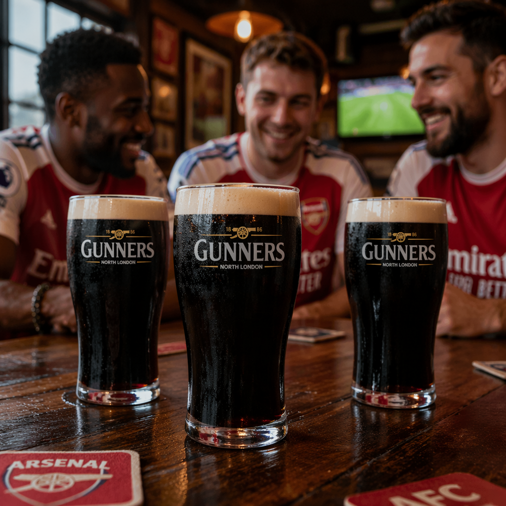 Gunners 1886 Pint Glass