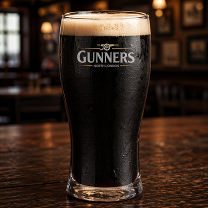 Gunners 1886 Pint Glass
