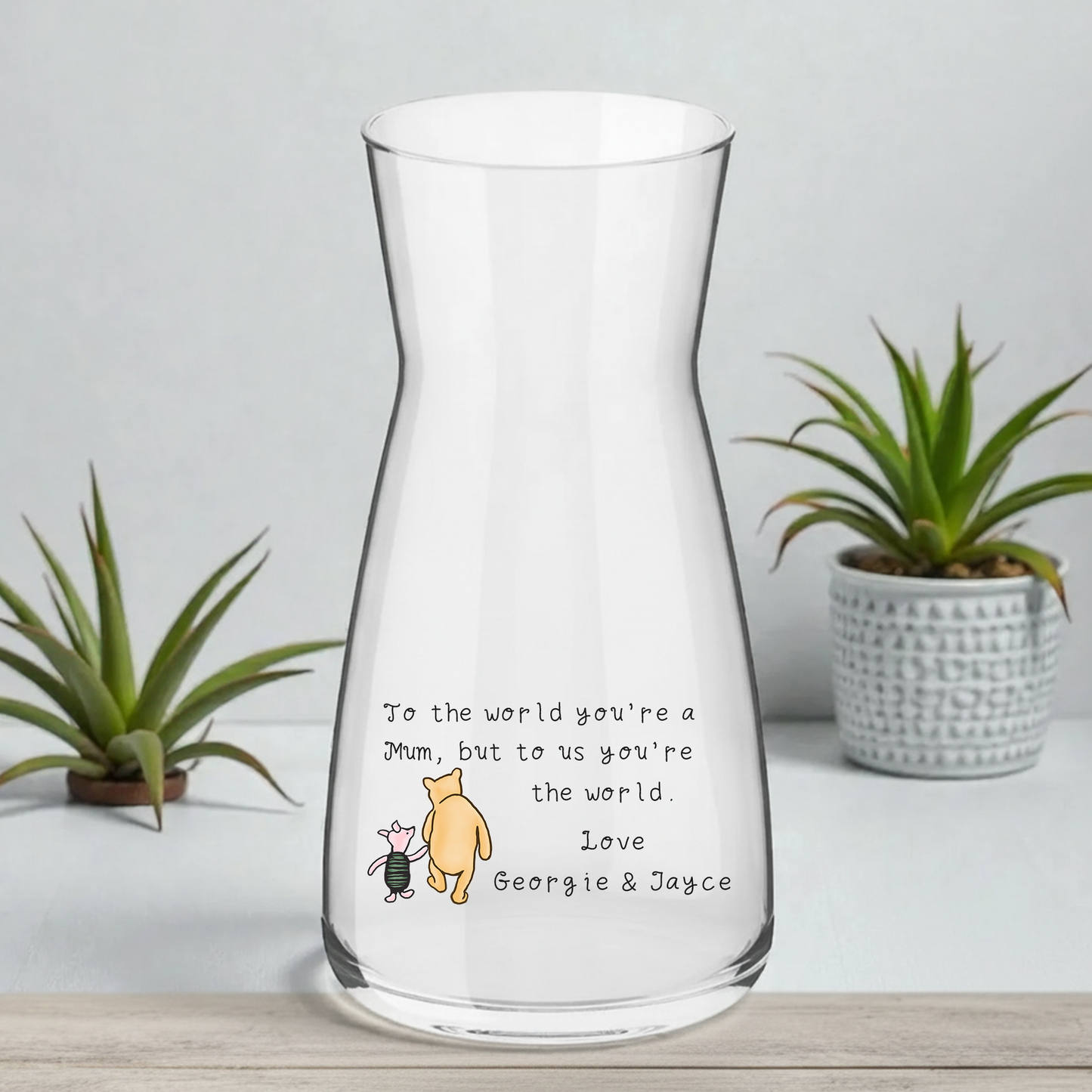 Personalised To The World You're A Mum / Mummy Vase