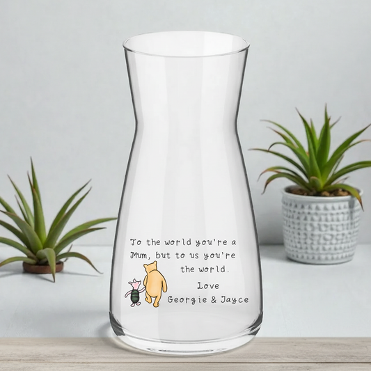 Personalised To The World You're A Mum / Mummy Vase