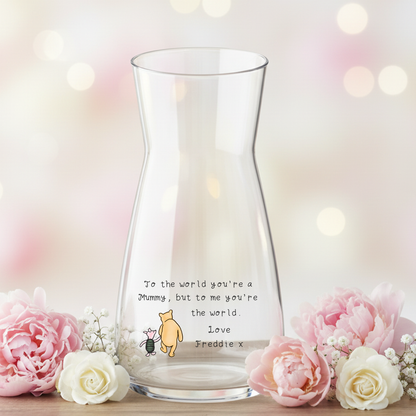 Personalised To The World You're A Mum / Mummy Vase